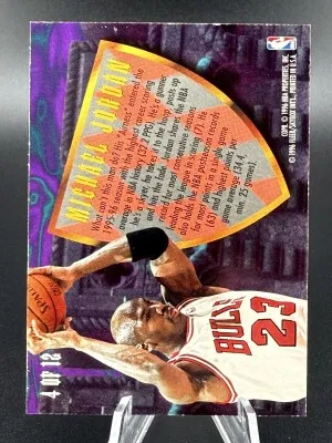 1995-96 Fleer Ultra Scoring Kings #4 Hot Packs Michael Jordan back