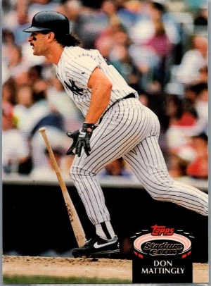 1992 Stadium Club #420b Don Mattingly front