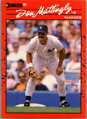 1990 Donruss #190 Don Mattingly front