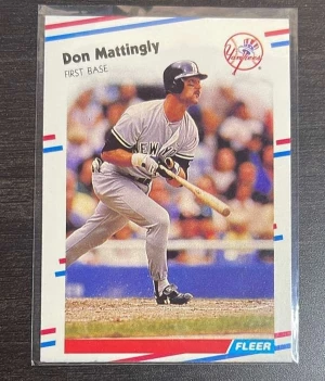 1988 Fleer #214 Don Mattingly Mint front