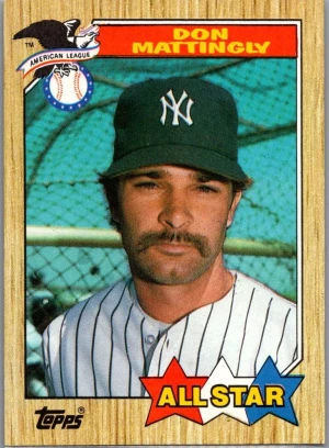 1987 Topps #606a Don Mattingly front