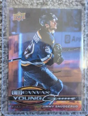2025-26 Upper Deck Series 2 - Ud Canvas Young Guns Jimmy Snuggerud #C-214 (RC) front