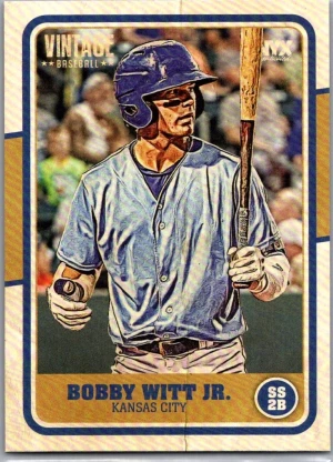 2025 Onyx Vintage #OVBOWI Bobby Witt Jr. front