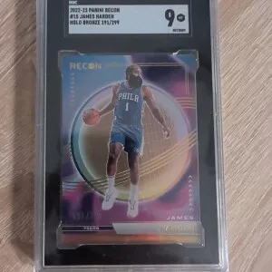 2022-23 Recon James Harden #15 Holo Bronze #/299 Philadelphia 76ers front