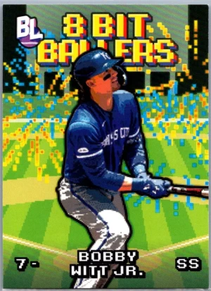 2023 Topps Big League #8B-11 Bobby Witt Jr. 8 Bit Ballers front