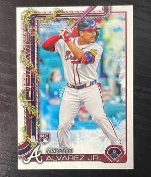 2025 Topps Holiday #H183 Nacho Alvarez Jr. Mint
