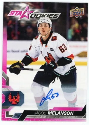 Jacob Melanson 2024-25 Upper Deck AHL Star Rookies Autograph #104 front