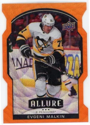 2020-21 Upper Deck Allure #27 Evgeni Malkin Orange Slice front