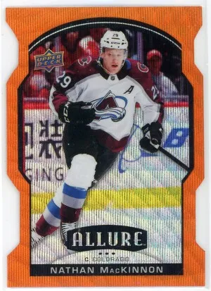 2020-21 Upper Deck Allure #23 Nathan MacKinnon Orange Slice front