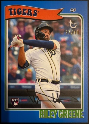 2023 Topps Brooklyn Collection Riley Green RC /40 front