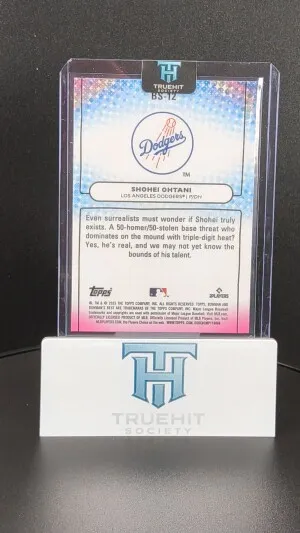 2025 Bowman's Best Shohei Ohtani #BS-12 Green Refractor back