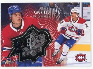 Cole Caufield 2021-22 Upper Deck SPx Finite /2999 #SF-26 front