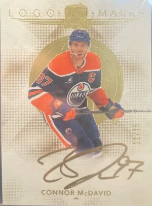 Connor Mcdavid Logo Marks Auto /15 front