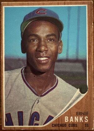 1962 Topps Ernie Banks front