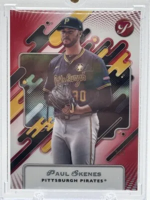 2025 Topps Pristine Paul Skenes Red #’d 4/5 SSP Pittsburgh Pirates #285