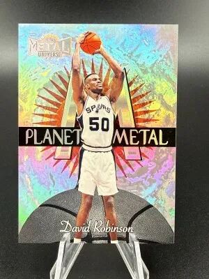 1997-98 Metal Universe Planet Metal David Robinson front