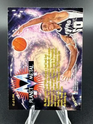 1997-98 Metal Universe Planet Metal David Robinson back