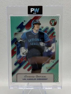 2025 Topps Chrome Cosmic Shohei Ohtani Teal /199 front