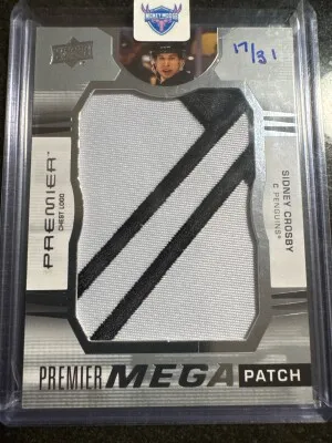 Sidney Crosby 2021-22 Premier Mega Patch /31 front