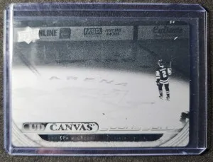 1 of 1 Rutger McGroarty Young Guns Canvas Printing Plate Rookie front