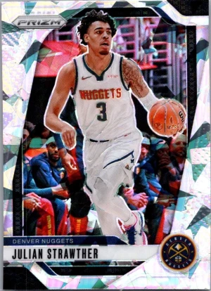 2024-25 Panini Prizm #92 Julian Strawther Prizms Ice