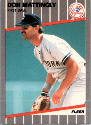 1989 Fleer #258 Don Mattingly front