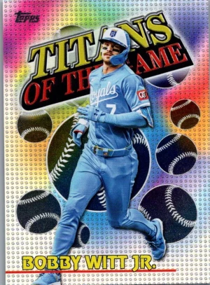 2026 Topps #TOG-16 Bobby Witt Jr. Titans of the Game front