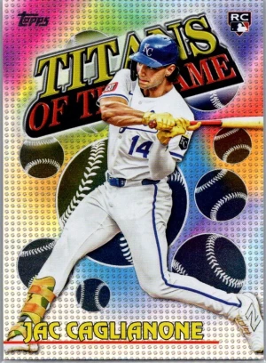 2026 Topps #TOG-12 Jac Caglianone Titans of the Game front