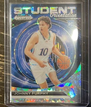 2024 Panini Prizm Draft Picks - Student Orientation Prizms Ice #24 Johnny Furphy