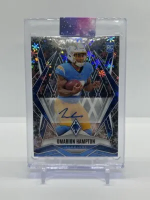 Omarion Hampton 2025 Panini Phoenix Rookie Auto /35 front