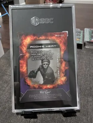 2023 WC Matte Rookie Edition RC-CC Corbin Carroll Purple Chase Rookie Heat Orange /25 back