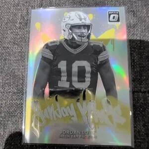 2025 Panini Donruss Optic Jordan Love Sunday Kings Case Hit front