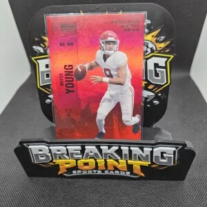 2022 Metal Universe Champions Bryce Young #040 Precious Metal Gems Red 57/100 front