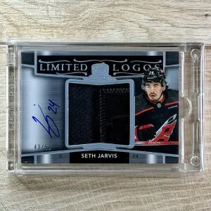 2024 The Cup Limited Logos #LL-SJ Seth Jarvis 43/50 front