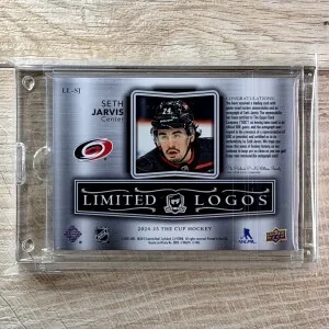 2024 The Cup Limited Logos #LL-SJ Seth Jarvis 43/50 back
