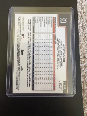 2025 Topps Chrome Sapphire Jackson Jobe Green Auto /99 back