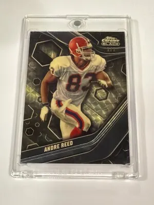 2024 Topps Chrome Black Andre Reed 1/1 Superfractor front
