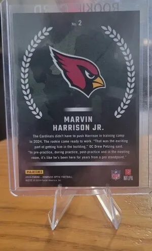 2 Marvin Harris Jr Rookie Cards back