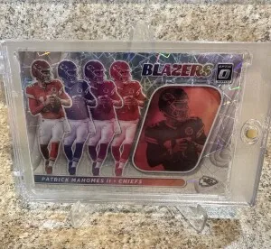 2022 Optic Blazers Patrick Mahomes Case Hit! front