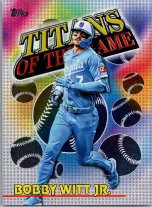 2026 Topps #TOG-16 Bobby Witt Jr. Titans of the Game front