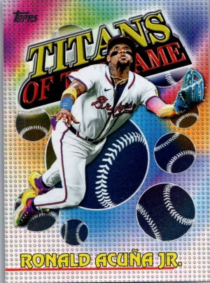 2026 Topps #TOG-7 Ronald Acuña Jr. Titans of the Game front