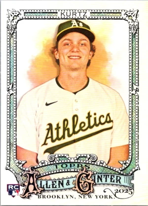 2025 Topps Allen & Ginter #296 Nick Kurtz front