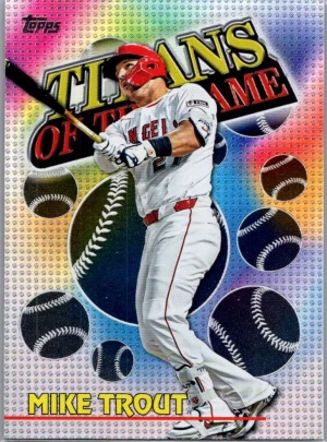 2026 Topps #TOG-2 Mike Trout Titans of the Game front