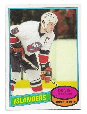 1980-81 O-Pee-Chee #120 Denis Potvin - New York Islanders front