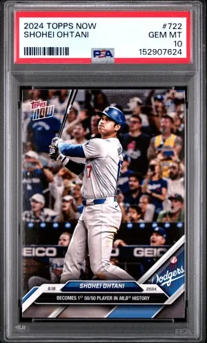 2024 Topps Now Shohei Ohtani front