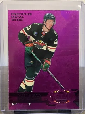 Matt Boldy Employee Exclusive Purple PMG front
