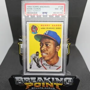 1994 Topps Archives 1954 Reprint Hank Aaron front