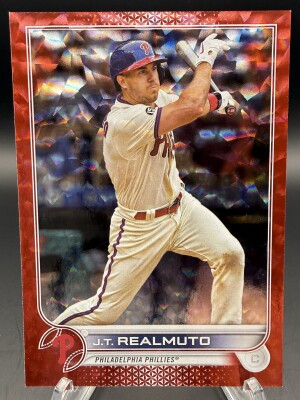 J.T. Realmuto (Phillies) 2022 Topps Red Foilboard 140/199 #180 front