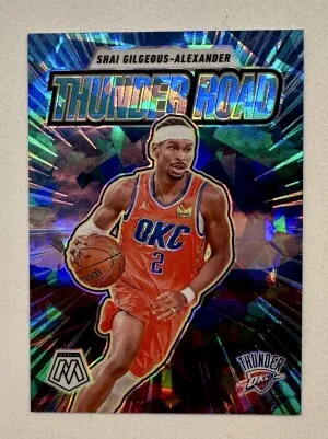 2024 Mosaic Shai Gilgeous-Alexander Thunder Road Ice /125 front