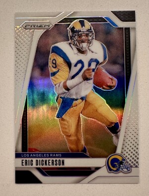 2024 Prizm Eric Dickerson White Prizm /35 front